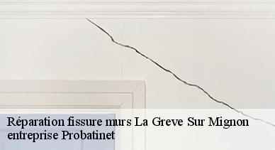 Réparation fissure murs