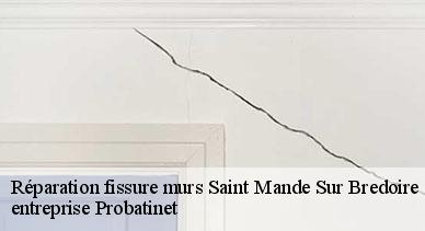 Réparation fissure murs