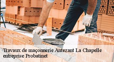 Travaux de maçonnerie