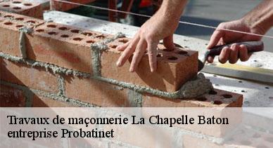 Travaux de maçonnerie