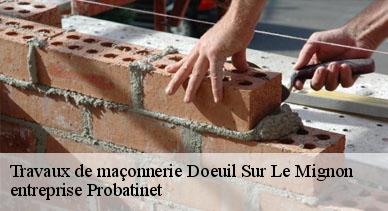 Travaux de maçonnerie