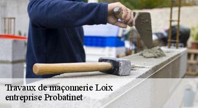 Travaux de maçonnerie