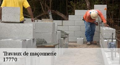 Travaux de maçonnerie