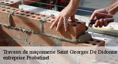 Travaux de maçonnerie