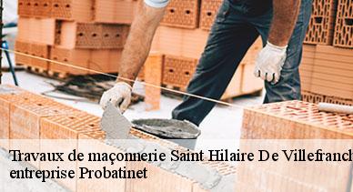 Travaux de maçonnerie