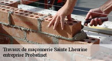 Travaux de maçonnerie