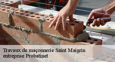 Travaux de maçonnerie