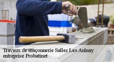 Travaux de maçonnerie